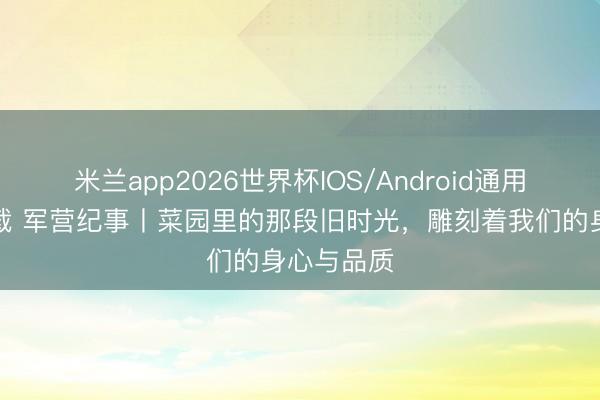 米兰app2026世界杯IOS/Android通用手机版下载 军营纪事丨菜园里的那段旧时光，雕刻着我们的身心与品质
